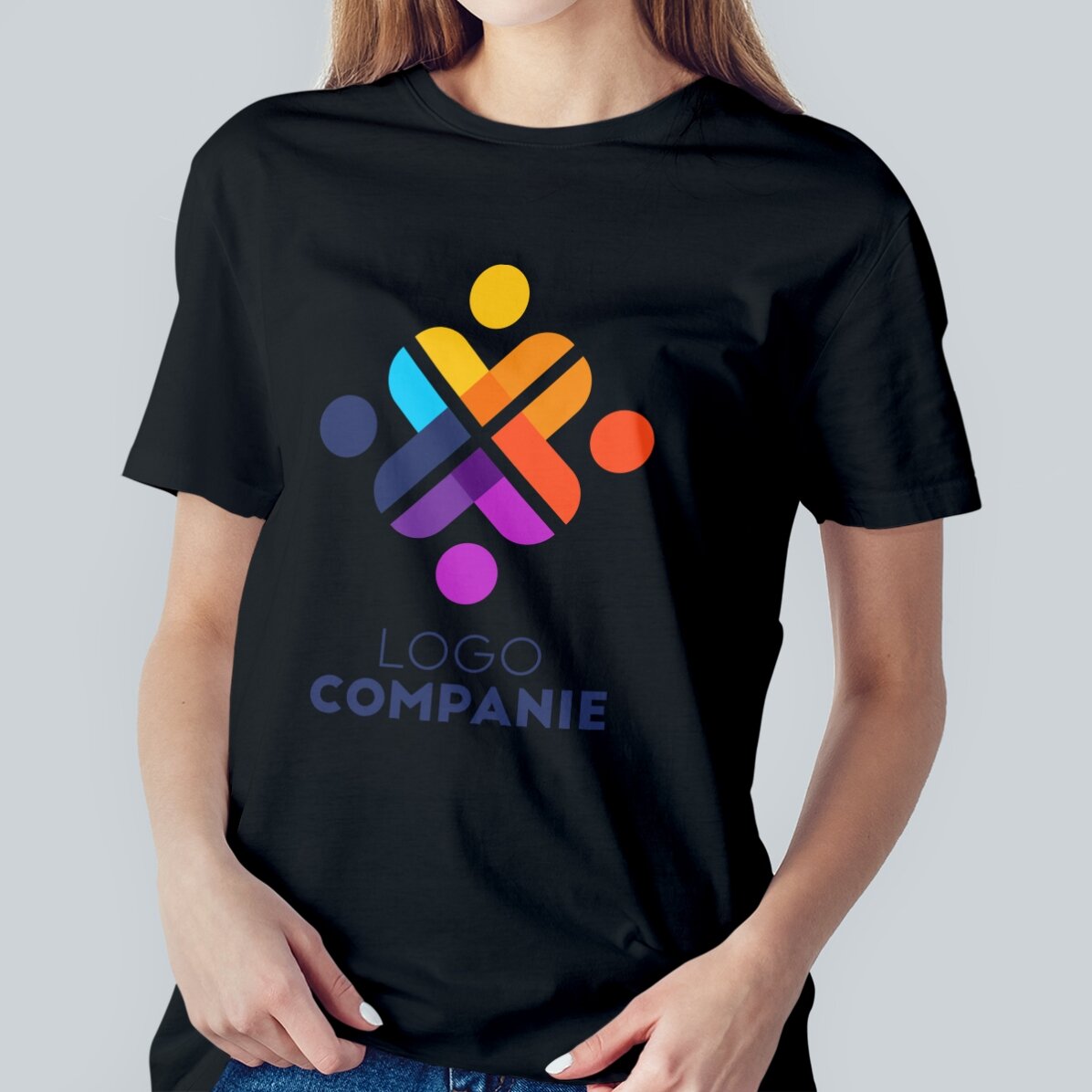 Koszulka bawełniana z nadrukowanym logo