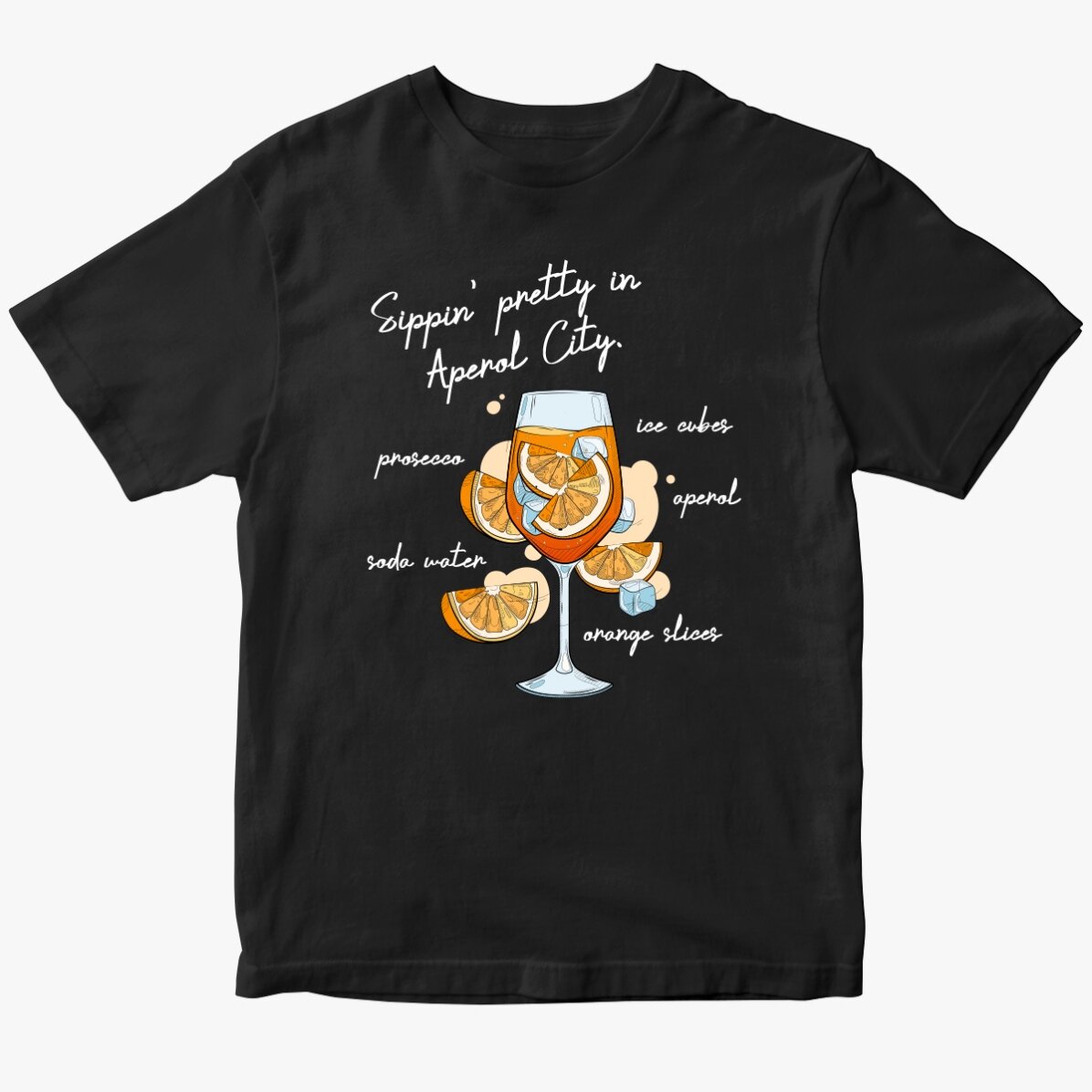 Koszulka bawełniana z nadrukiem – Aperol