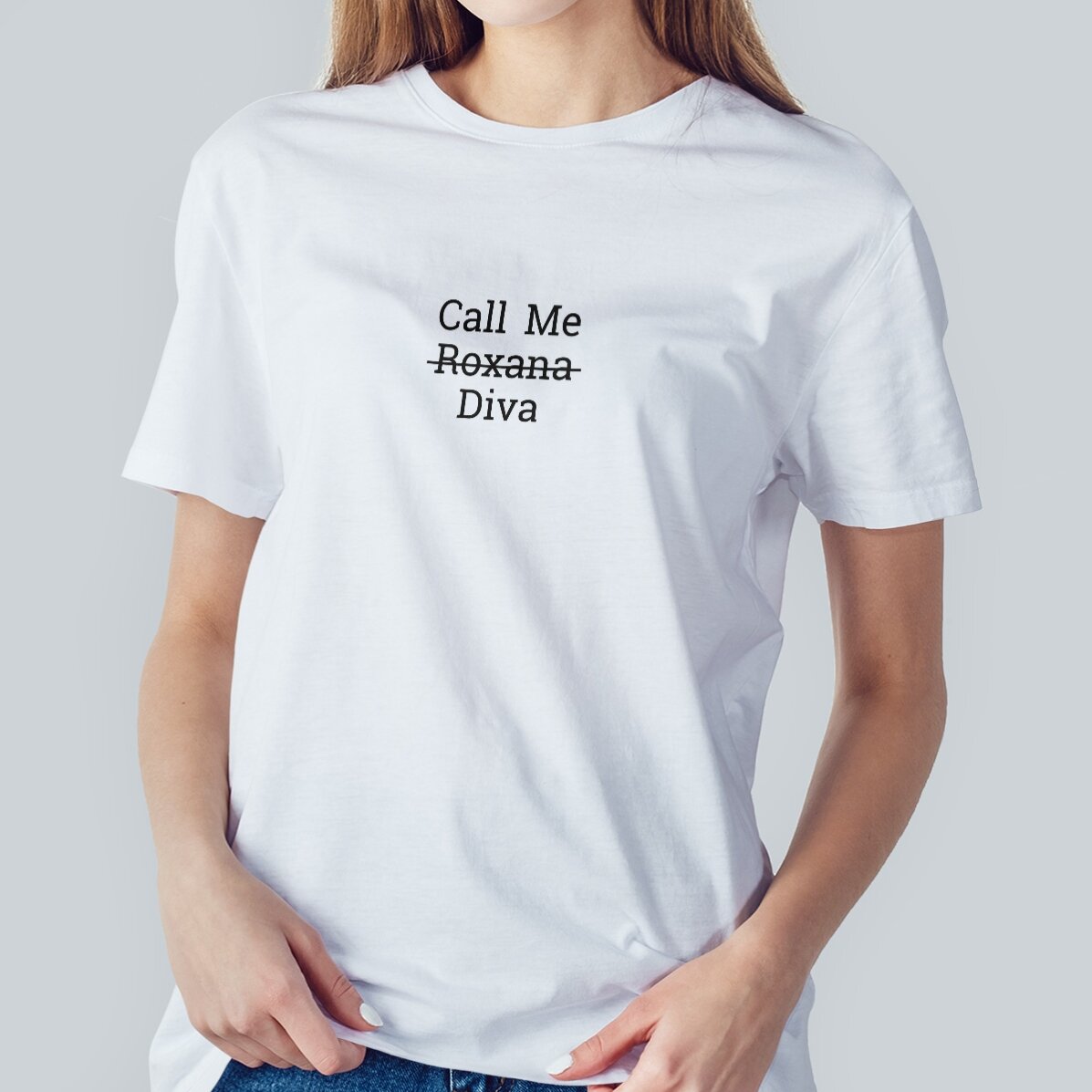 Koszulka bawełniana z nadrukiem – „Call me”