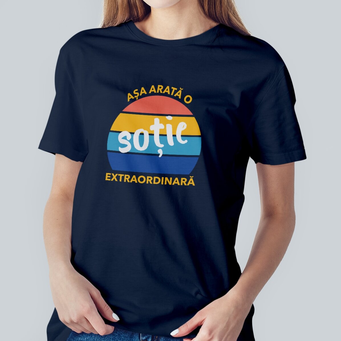 Custom cotton T-shirt with text - Extraordinary