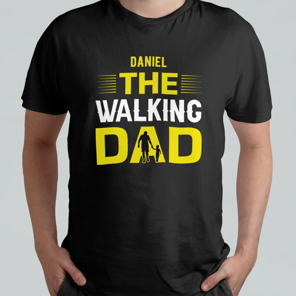 Koszulka bawełniana z nadrukiem – The Walking Dad