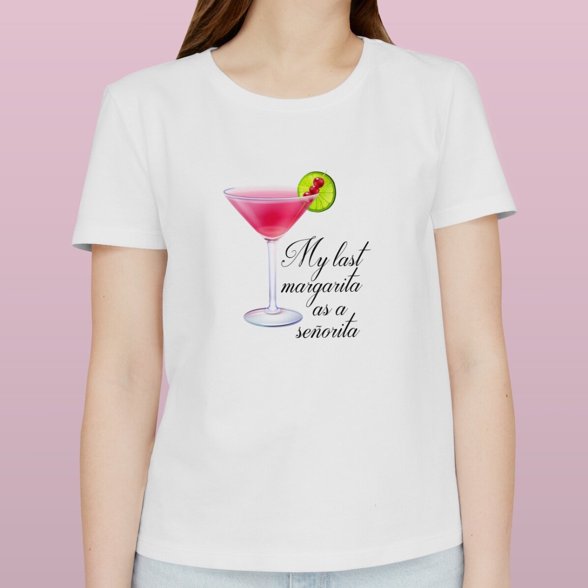 Personalised cotton T-shirt for the bride-to-be - Margarita