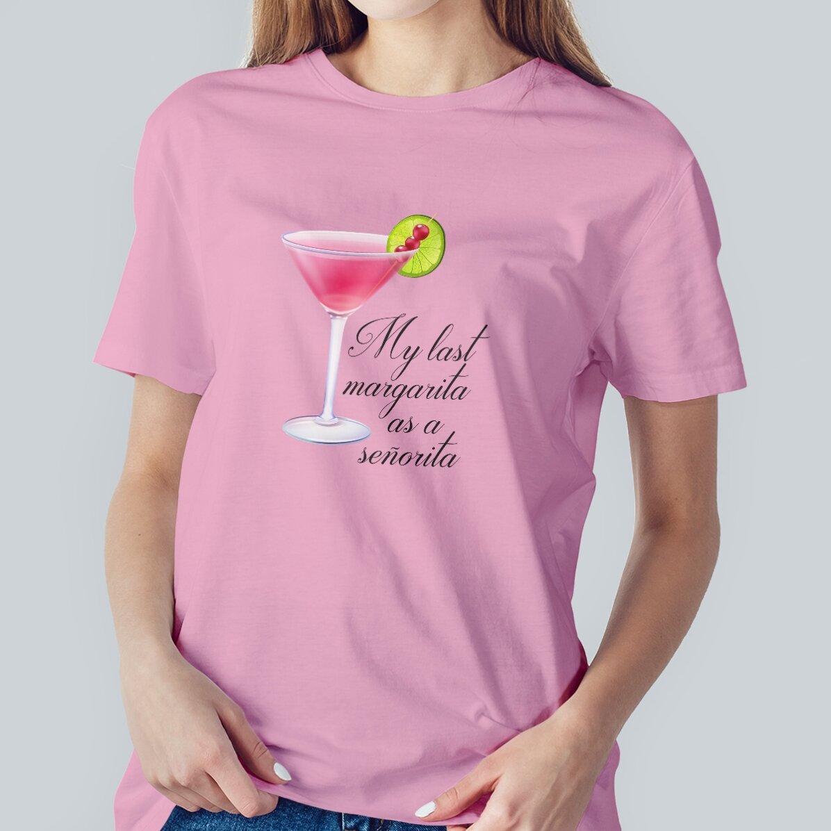 Personalised cotton T-shirt for the bride-to-be - Margarita