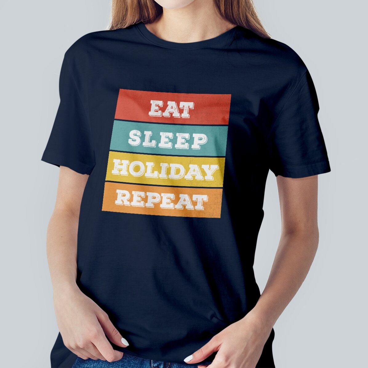 Koszulka z indywidualnym nadrukiem – Eat. Sleep...