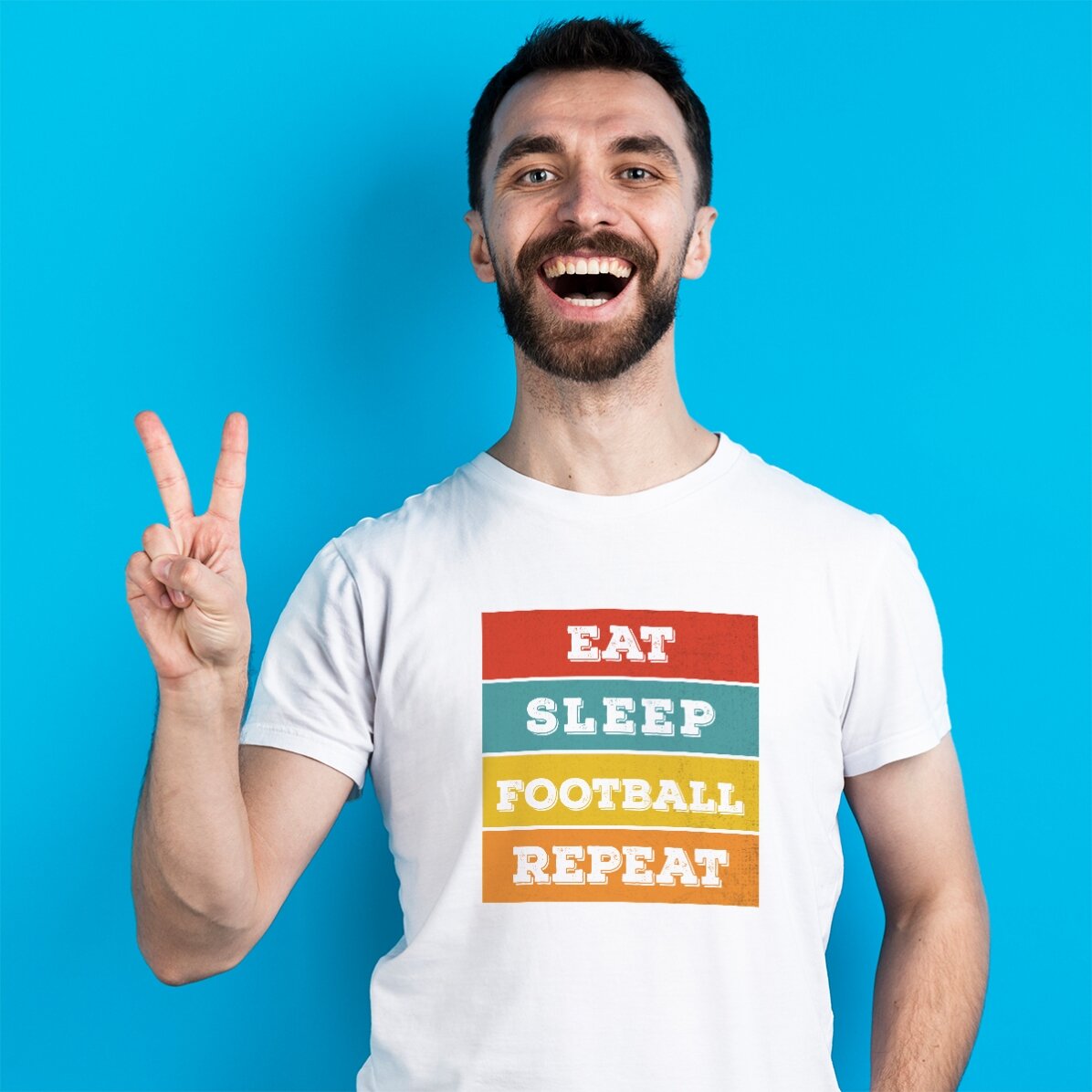 Koszulka z indywidualnym nadrukiem – Eat. Sleep...