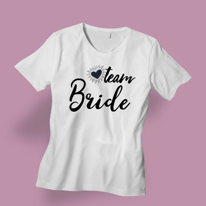 Koszulka z indywidualnym nadrukiem – Team Bride