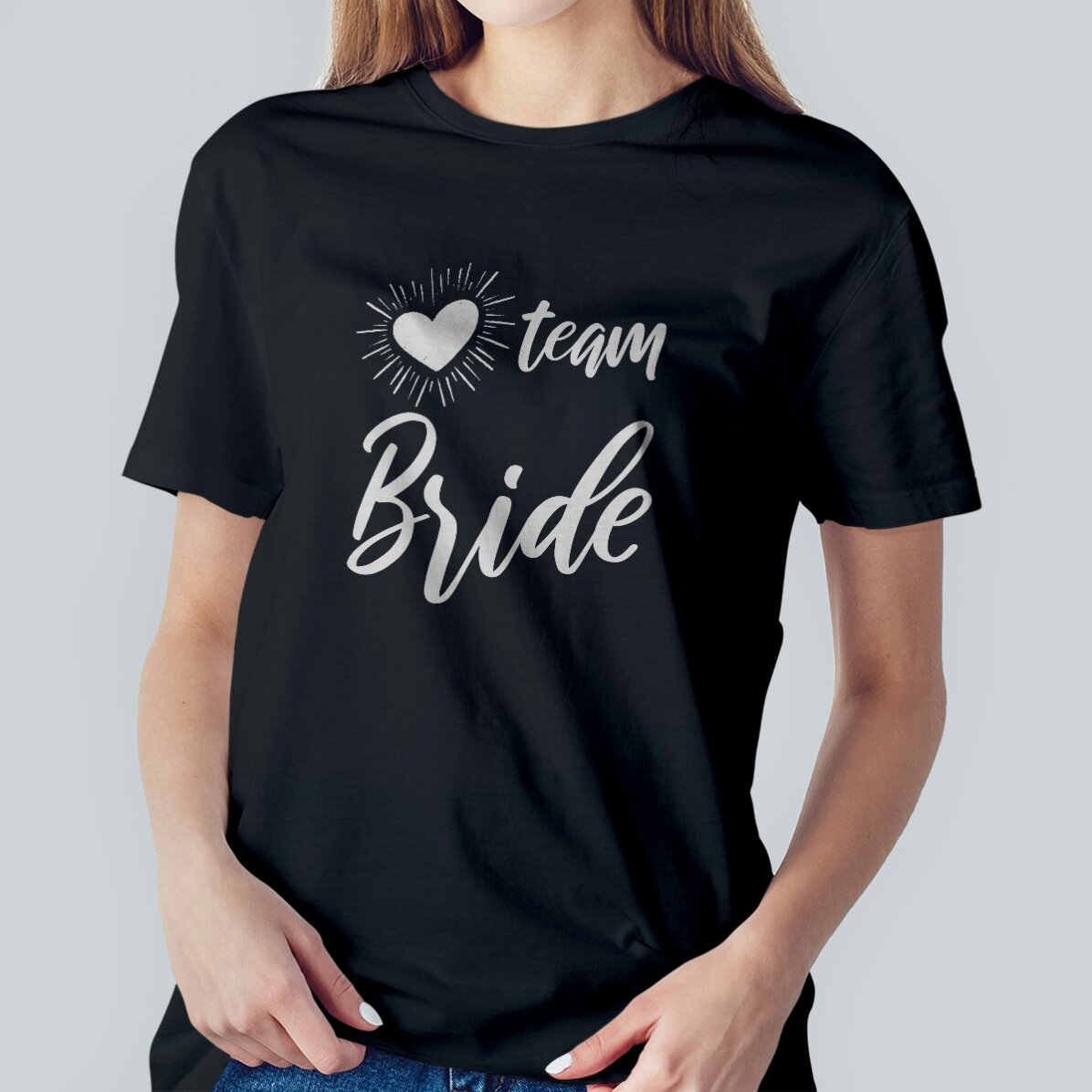 Koszulka z indywidualnym nadrukiem – Team Bride