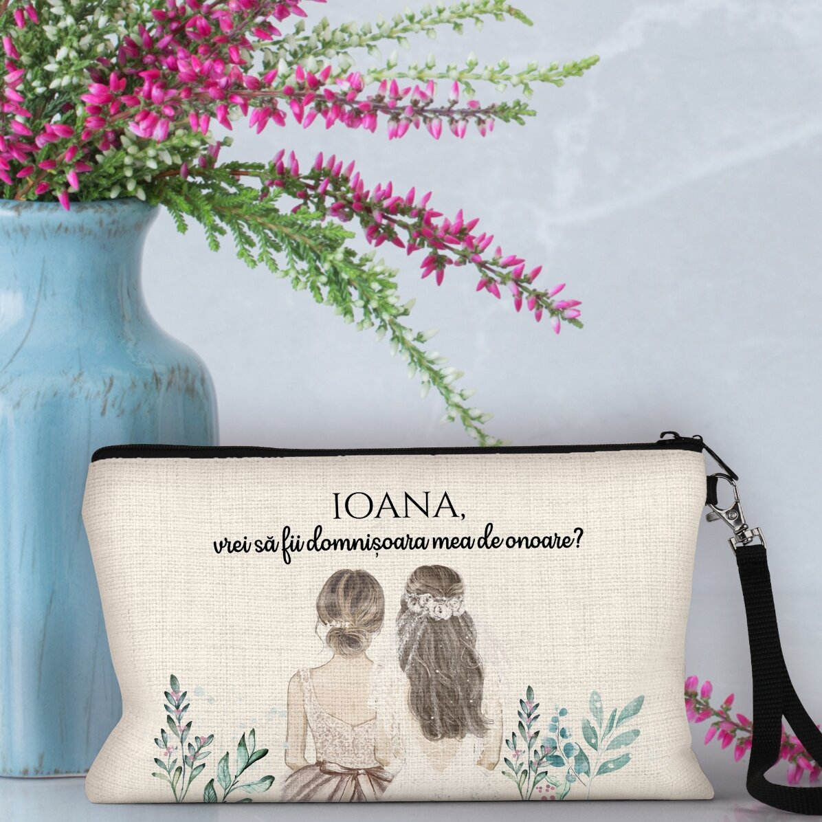 Personalised make-up kit with text - Bridesmaid
