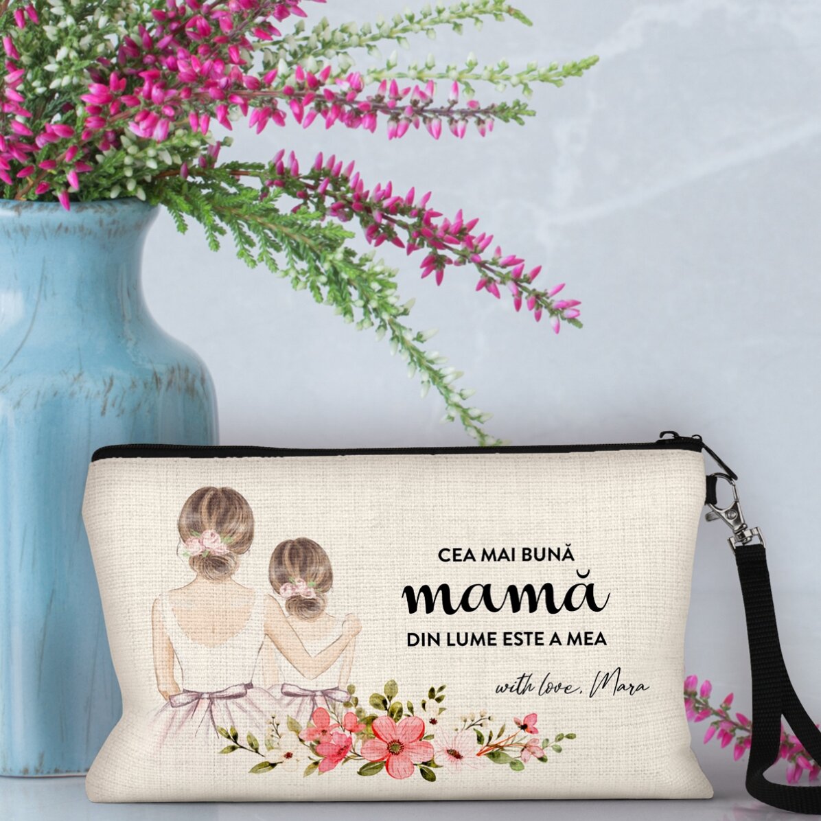 Spersonalizowany zestaw do makijażu z napisem – Mama