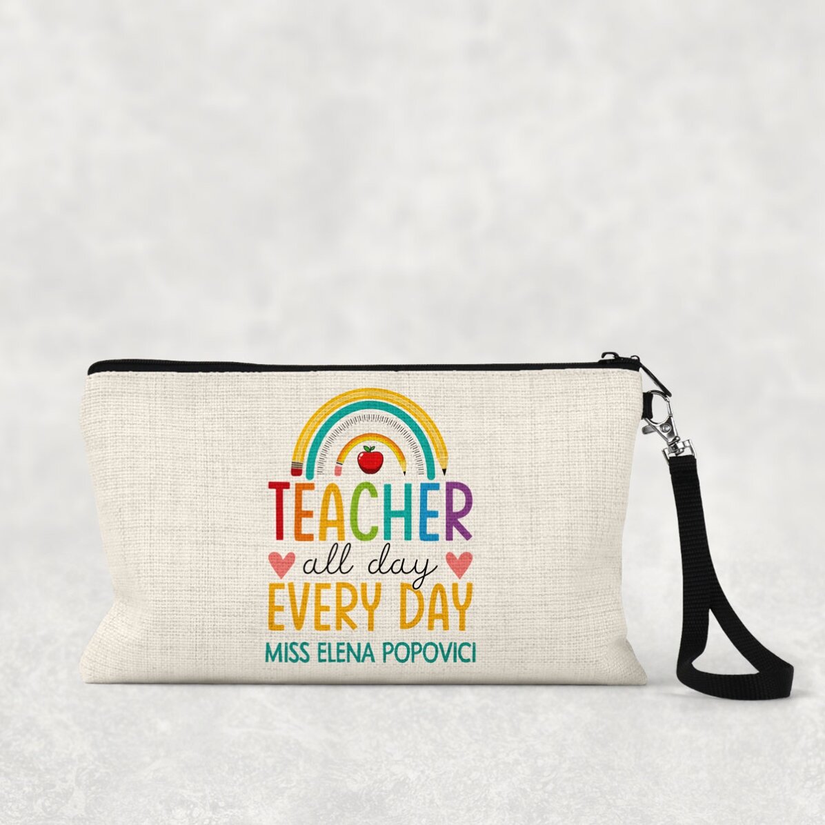 Zestaw dla nauczycieli z indywidualnym napisem – „Teacher all day”