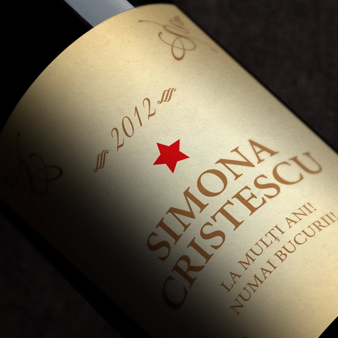 Wino z indywidualnym nadrukiem – Classic Birthday
