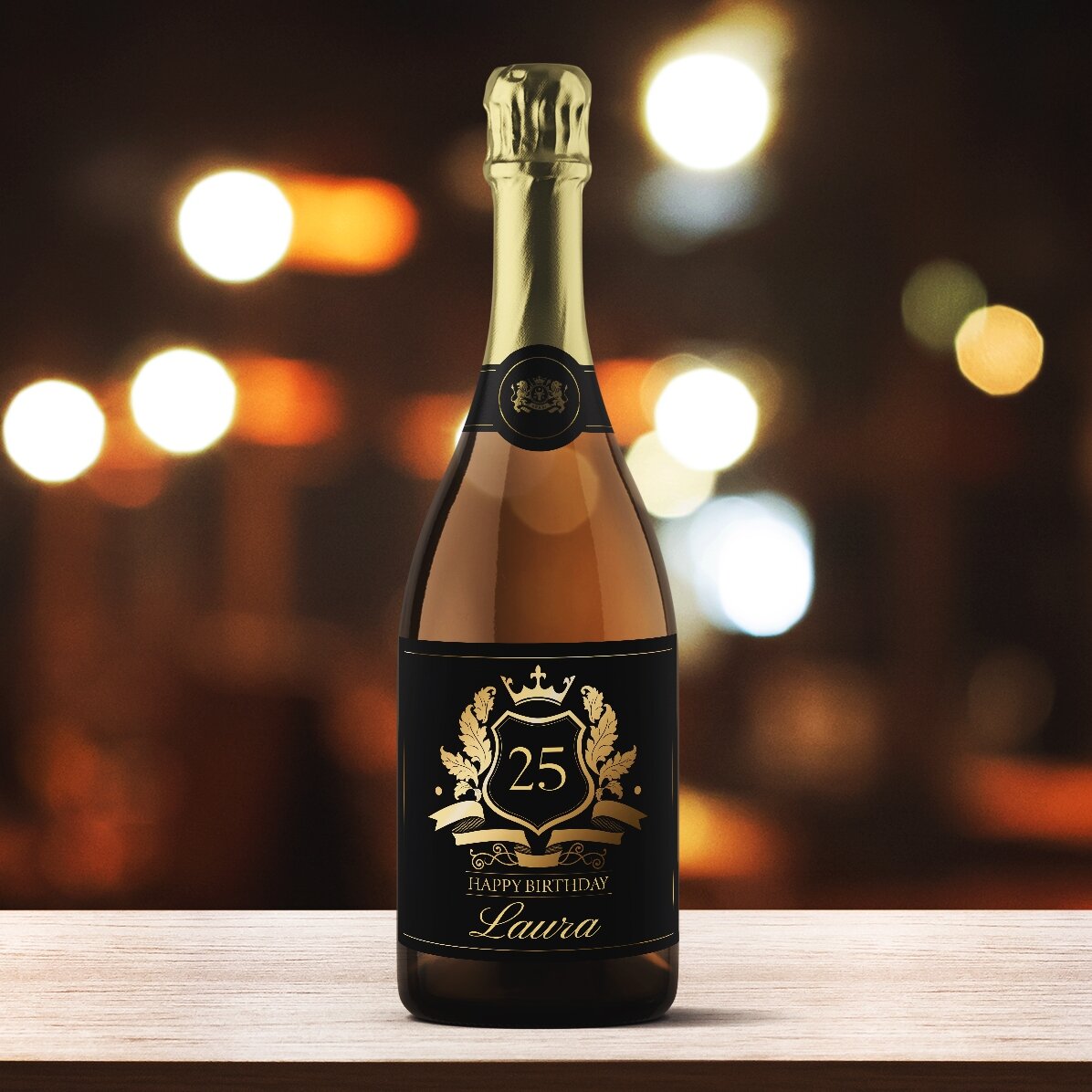 Wino musujące z indywidualnym napisem – Royalty
