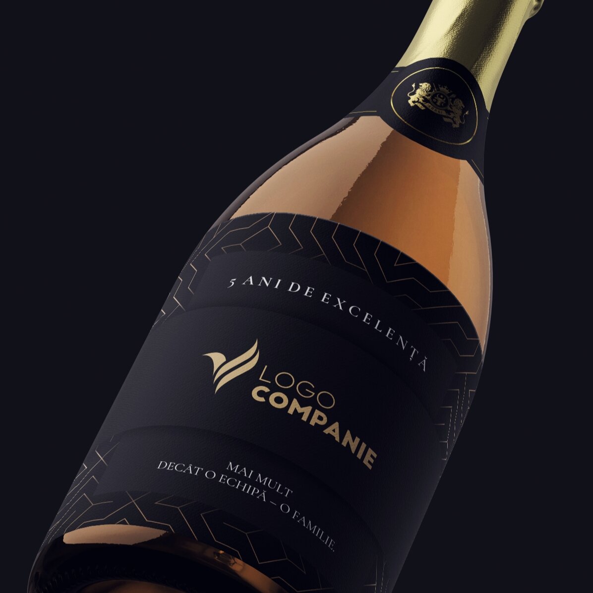 Wino musujące z indywidualnym nadrukiem – rocznica marki