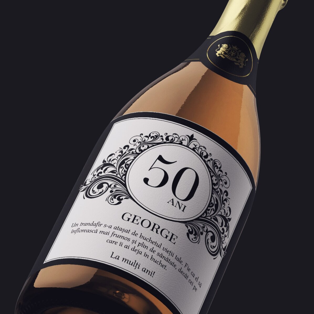 Wino musujące z indywidualnym napisem – Classic