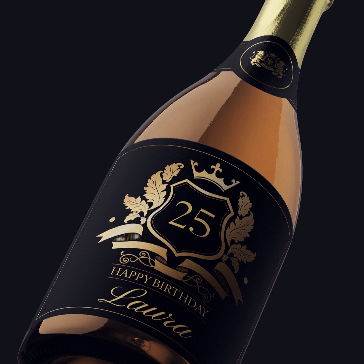 Wino musujące z indywidualnym napisem – Royalty