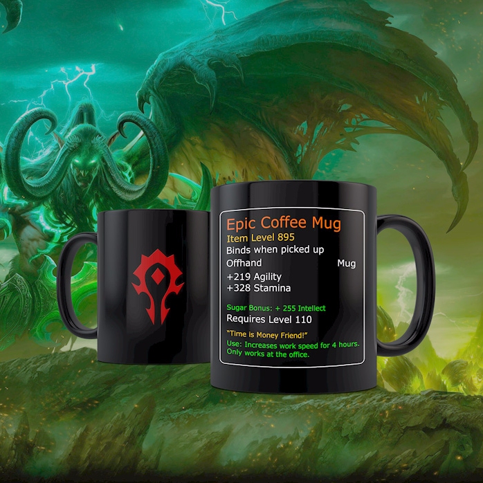 Epic Kubek do kawy z motywem World of Warcraft